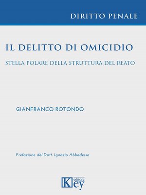 cover image of Il delitto di omicidio